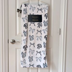 Rachel Roy Coquette Bows Throw Blanket NWT